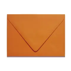ColorplanMANDARIN - 91 Lb. / 135 gsm / 8 pts Matte Premium Cardstock Paper Text A2 Euro Flap Envelopes Bulk Pack of 250