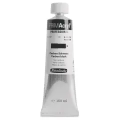 Schmincke Primacryl Professional Acrylic Paint - Carbon Black, 150 ml Tube