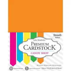 Core'dinations Value Pack Smooth Cardstock 8.5"X11" 50/Pkg-Candy Shop