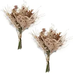 2 Pack Boho Artificial Flowers - Fall Decor