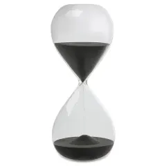 Gry Mattr Desktop Hourglass - 30 Minutes, Jet Black