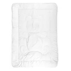 Tadpoles Quilted Toddler Comforter | 40" x 60" | Made of 100% Microfiber Polyester (Shell) & 200 GSM Fiberfill | Soft, Breathable & Durable | Ideal for Toddlers (12-48 Months) | White Teddy Pattern
