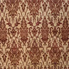 Polyester Upholstery Fabric 57" Wide Durable Material for Drapery & Furniture Projects Crimson