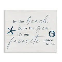 Stupell Industries Beach & Sea Favorite Place To Be Canvas By Natalie Carpentieri