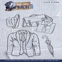Find It Trading Amy Design We Are Men Stamps-Men