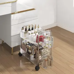 2-Tier Rolling Cart Storage