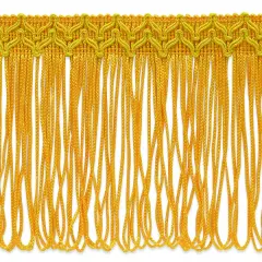 5 Yards of Bertrand 4" Loop Chainette Fringe Trim | 5 yard cut Gold
