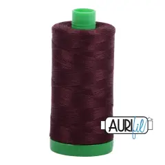 Dark Wine (2468) | 40wt Large Spool (1000M / 1094Y) | Aurifil Thread