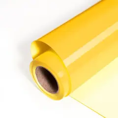 3D Puff Heat Transfer Vinyl Roll Yellow