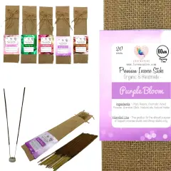20 Ct. Premium Scented Incense Stick Plain Incense Kit with Wooden Box Agarbatti Dhoop Stick Low Smoke Incense with Spiritual Fragrance Pooja Essential Indian Temple Item