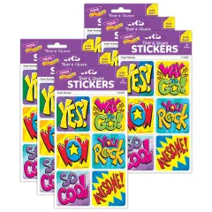 Super Sayings Tear & Share Stickers&reg;, 30 Per Pack, 6 Packs