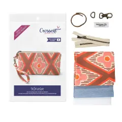 Crosscut Sewing Co.&reg; Wristlet Sewing Kit - Beginner Sewing Project Kit Pacific