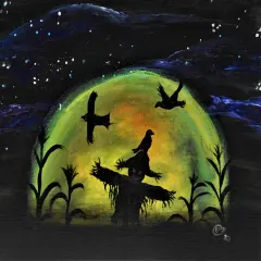 Halloween Painting - Harold the Scarecrow Acrylic Painting Kit and Video Lesson, Scary Painting, Halloween Craft, Paint Party, Beginner Painting, Halloween DIY