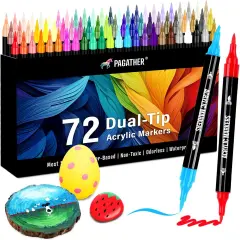 72 Colors Acrylic Paint Markers