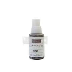 Decor Ink Refill - Silver - 1 bottle, 15ml ink 