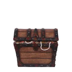 Small Pirate Treasure Chest Statue