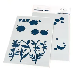 Pinkfresh Studio Stencils-Sweet Blossoms