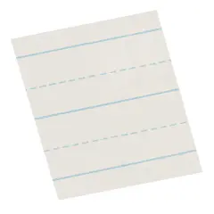 School Smart Storybook Paper, 3/4 Inch Rule, 18 x 12 Inches, 500 Sheets