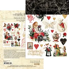 Graphic 45 Rub-On Transfers-Curiouser & Curiouser