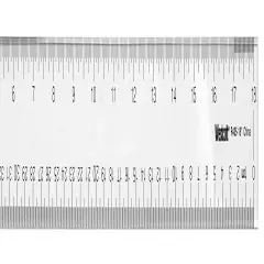 Westcott Acrylic Ruler, 18 Inches, Pack of 12