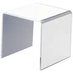 Plymor Mirrored Acrylic Square Display Riser, 5" H x 5" W x 5" D (3/16" thick)
