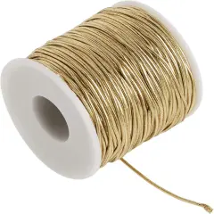 Gold Cord Polyester Ribbon - 1/16" X 50 YD