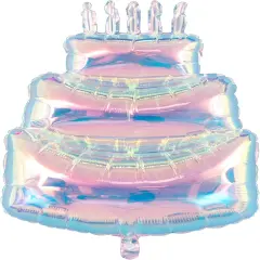 Happy Birthday Cake Foil Balloons