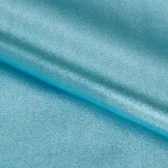 Mystique Foiled Spandex Fabric Hawaii/Baby Blue