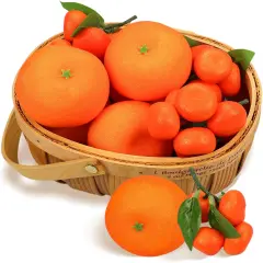 Artificial Oranges Fruits Decor - (20 Mini)