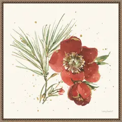 Winter Blooms V by Lisa Audit Framed Canvas Wall Art