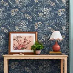 Laura Ashley Marlbrook Dusky Seaspray Wallpaper
