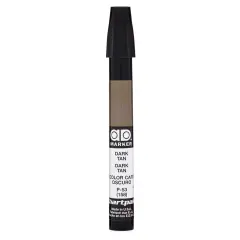 Chartpak AD&reg; Marker Earth Tone Color Family, Tri-Nib Dark Tan