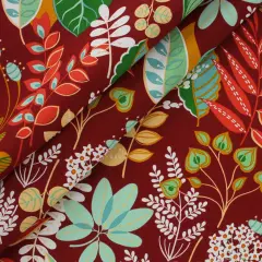 Richloom Solarium WINDCREST Outdoor/Indoor Fabric Mulberry