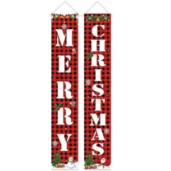Kitcheniva Christmas Nutcracker Door Banners Porch Sign Decor