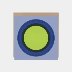 Modern Circle Square Art Card VII