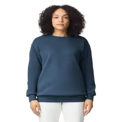 Gildan&reg; Hammer Maxweight Crewneck Long Sleeve Sweatshirt Soft, Durable, and Classic Fit BLUE DUSK