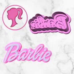 Doll Name Cookie Cutter & Stamp Debosser #1