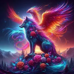 Wolf Diamond Art Kits