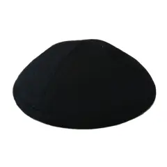 Kippah Black Deluxe Linen