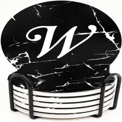 Monogram Coasters for Drinks