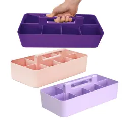 Enjoy Organizer Storage Supply Portable Caddy, DIY Dividers, 8 Compartments, School Office Craft Supplies Home-Made in USA