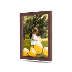 Modern Black 30x42 Picture Frame - GalleyWall Decor Poster & Art Frame Brown