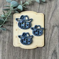 Cowboy Mirrorball | Disco Ball | Country Western Clay Cutters