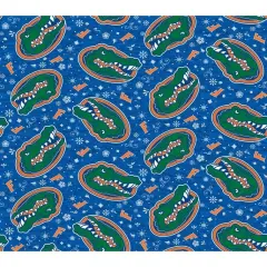 Licensed NCAA University of Florida Sugar Skull FL-1193 Cotton Fabric by the Yard