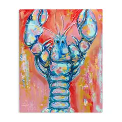 Stupell Industries Abstract Patchwork Lobster Canvas Wall Art Design by Estelle Grengs
