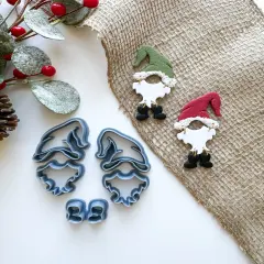 HOLIDAY GNOME SET | CHRISTMAS | CLAY CUTTER