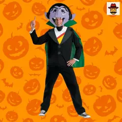 The Count Sesame Street Adult Costume for Halloween Parties