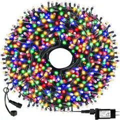 Christmas String Lights - End-to-End Plug - 108FT 300 LED (Multicolor