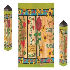 Sisters Art Pole 20 Inches Tall Always My Sister