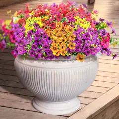 10pcs Artificial Bush Flowers